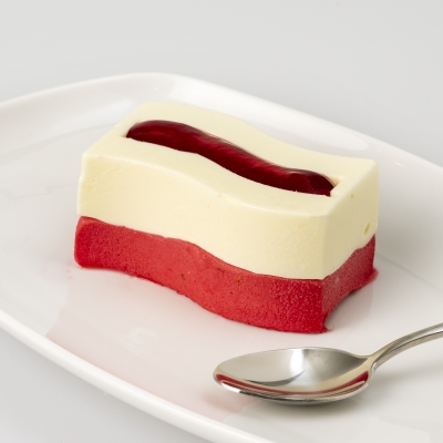ijsdessert witte chocolade en frambozen ijsdessert witte chocolade en frambozen
