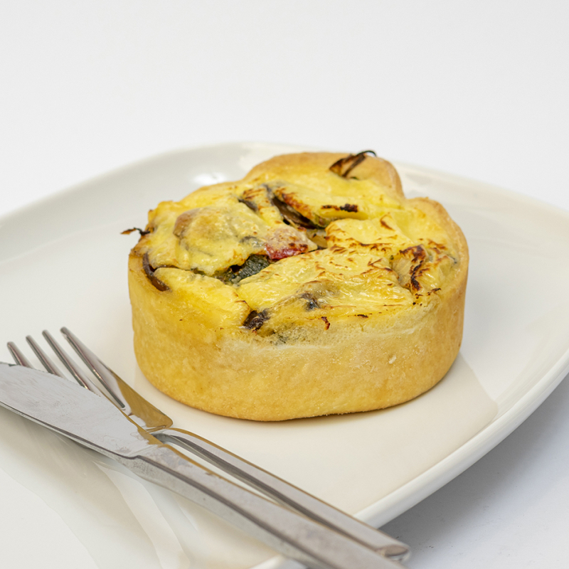 quiche bospaddestoelen